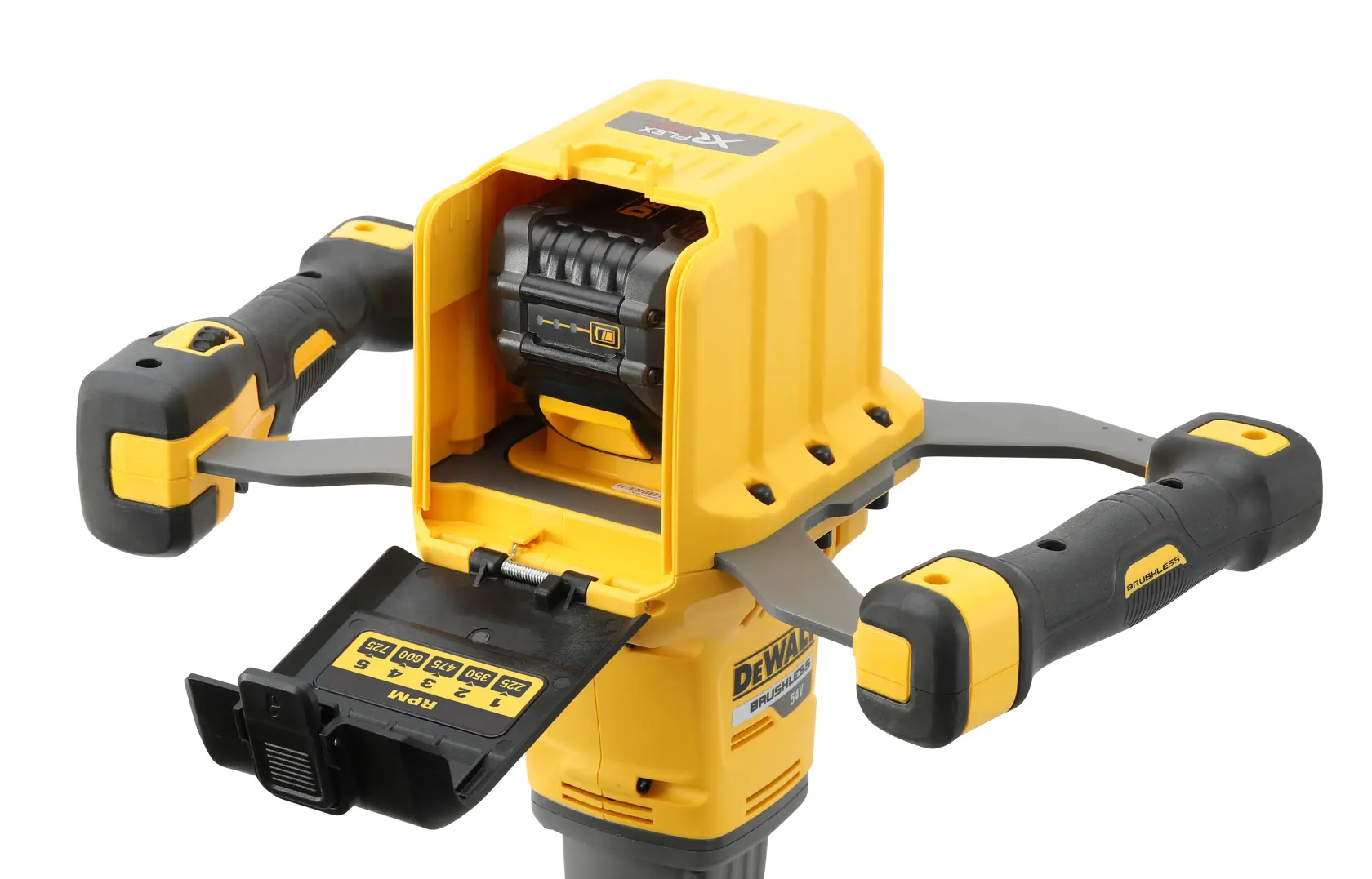54V XR FLEXVOLT Sekoituskone - 2x9AH