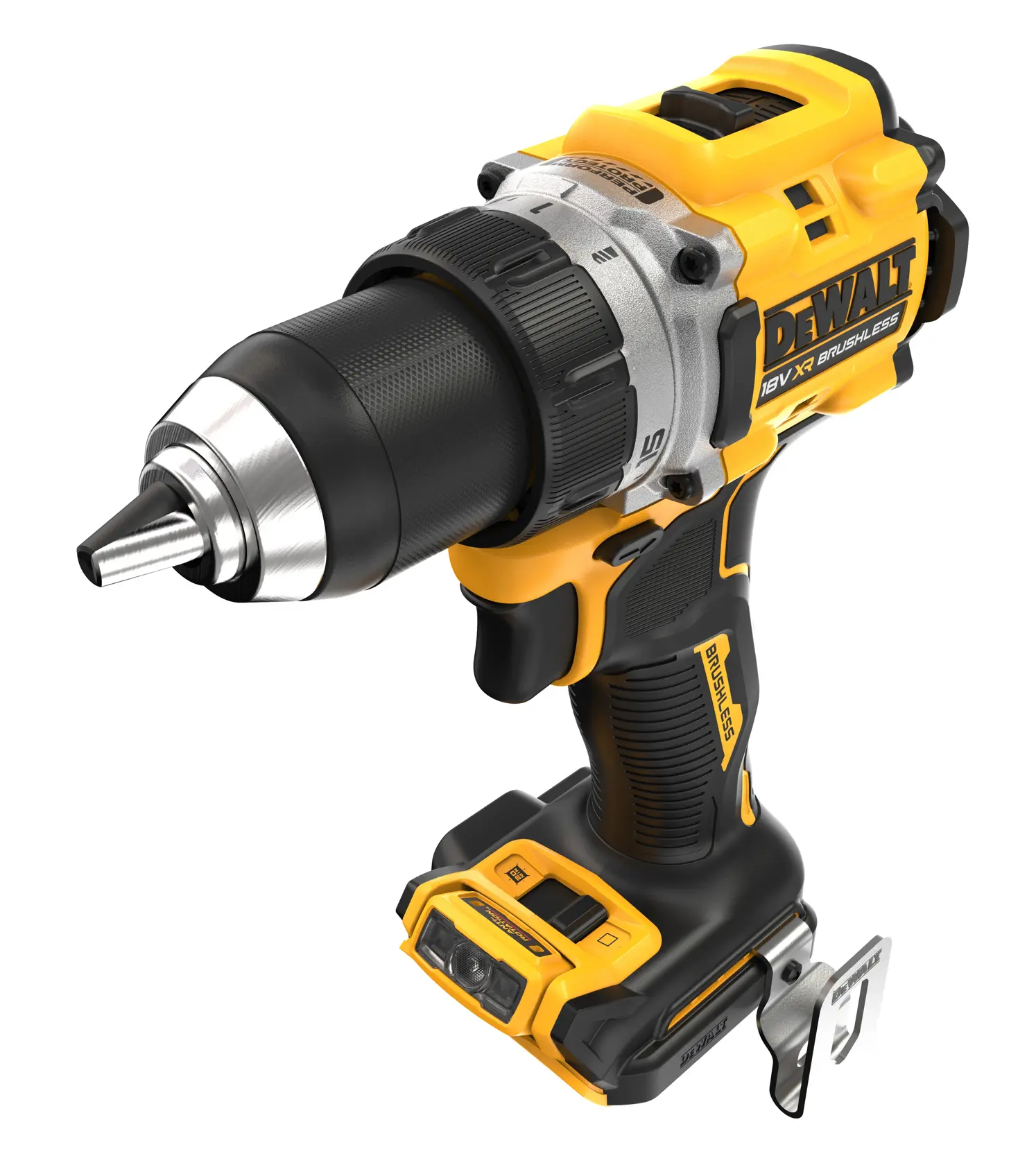 18V XR hiiliharjaton porakone, runko