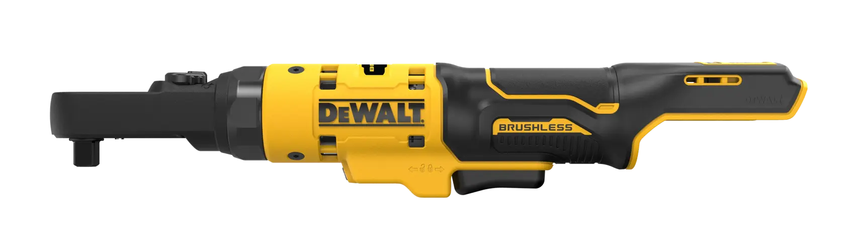 12V XR hiiliharjaton räikkäväännin 1/4" ja 3/8", runko