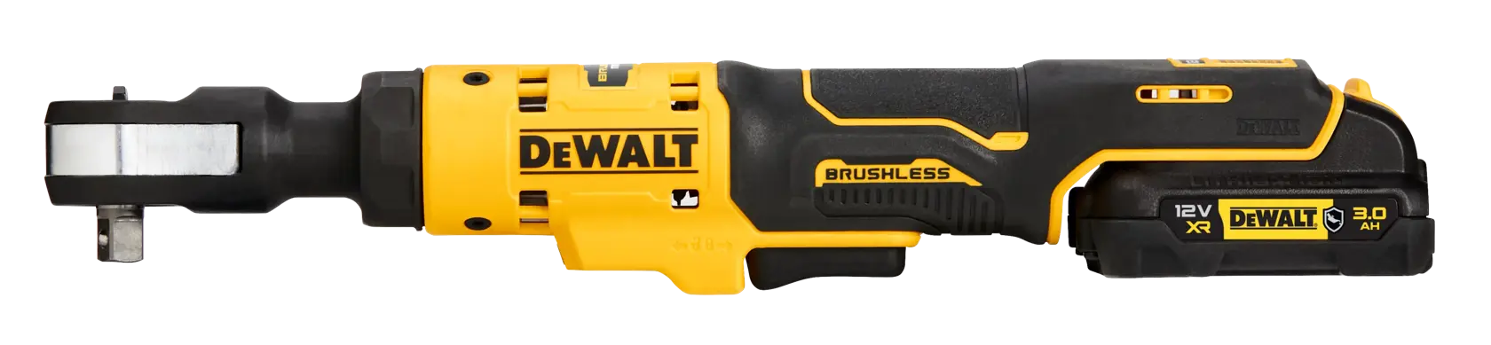 12V XR hiiliharjaton 3/8" räikkäväännin, 1 x 3,0 Ah autoakku