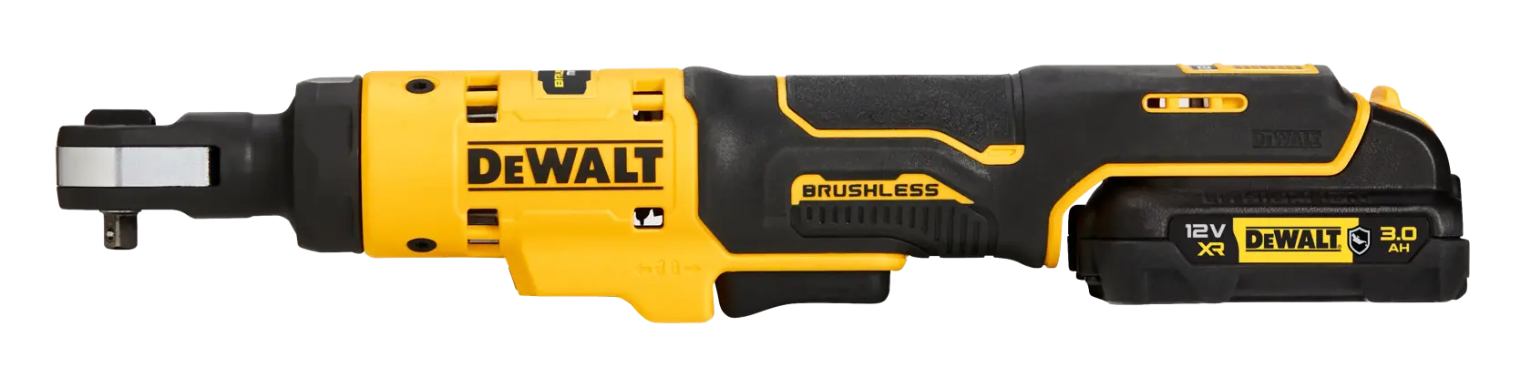 12V XR hiiliharjaton 1/4" räikkäväännin, 1 x 3,0 Ah autoakku