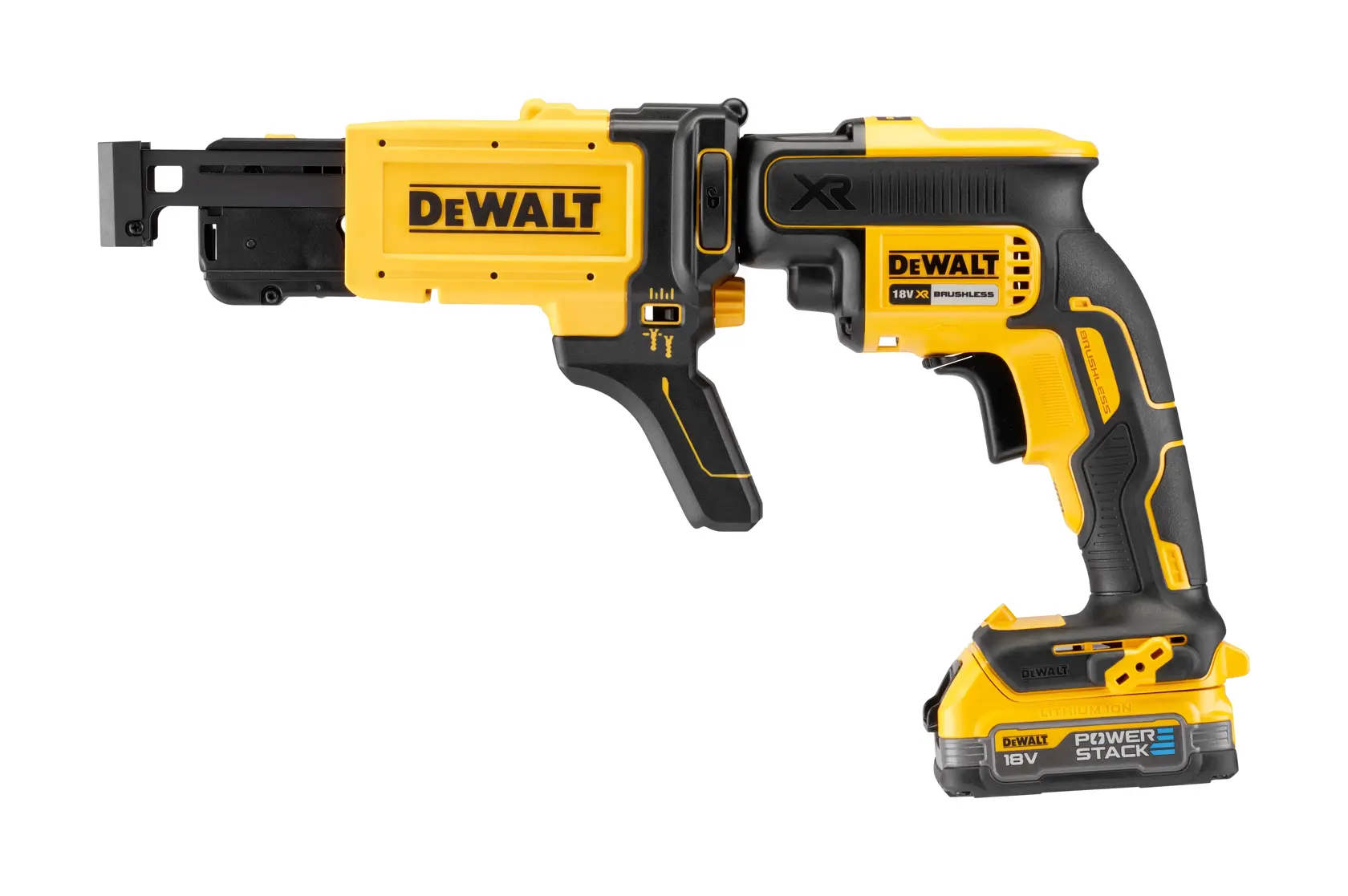 18V XR Hiiliharjaton nauharuuvinväännin, 1 X Powerstack Compact -akku