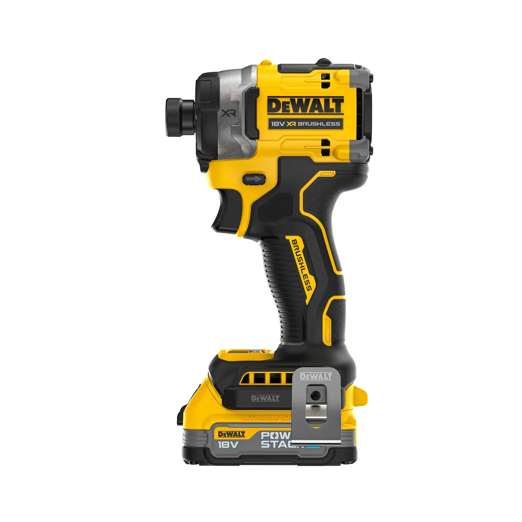 18V XR hiiliharjaton premium iskuruuvinväännin, 2 x POWERSTACK Compact -akku
