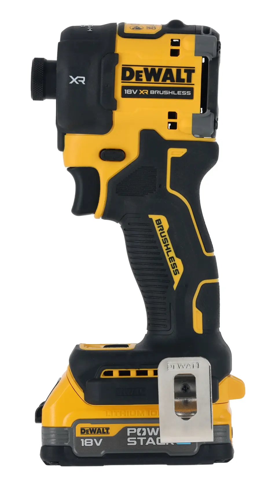 18V XR hiiliharjaton hydraulinen akkuiskuruuvinväännin, 2 x 1.7Ah POWERSTACK-akku