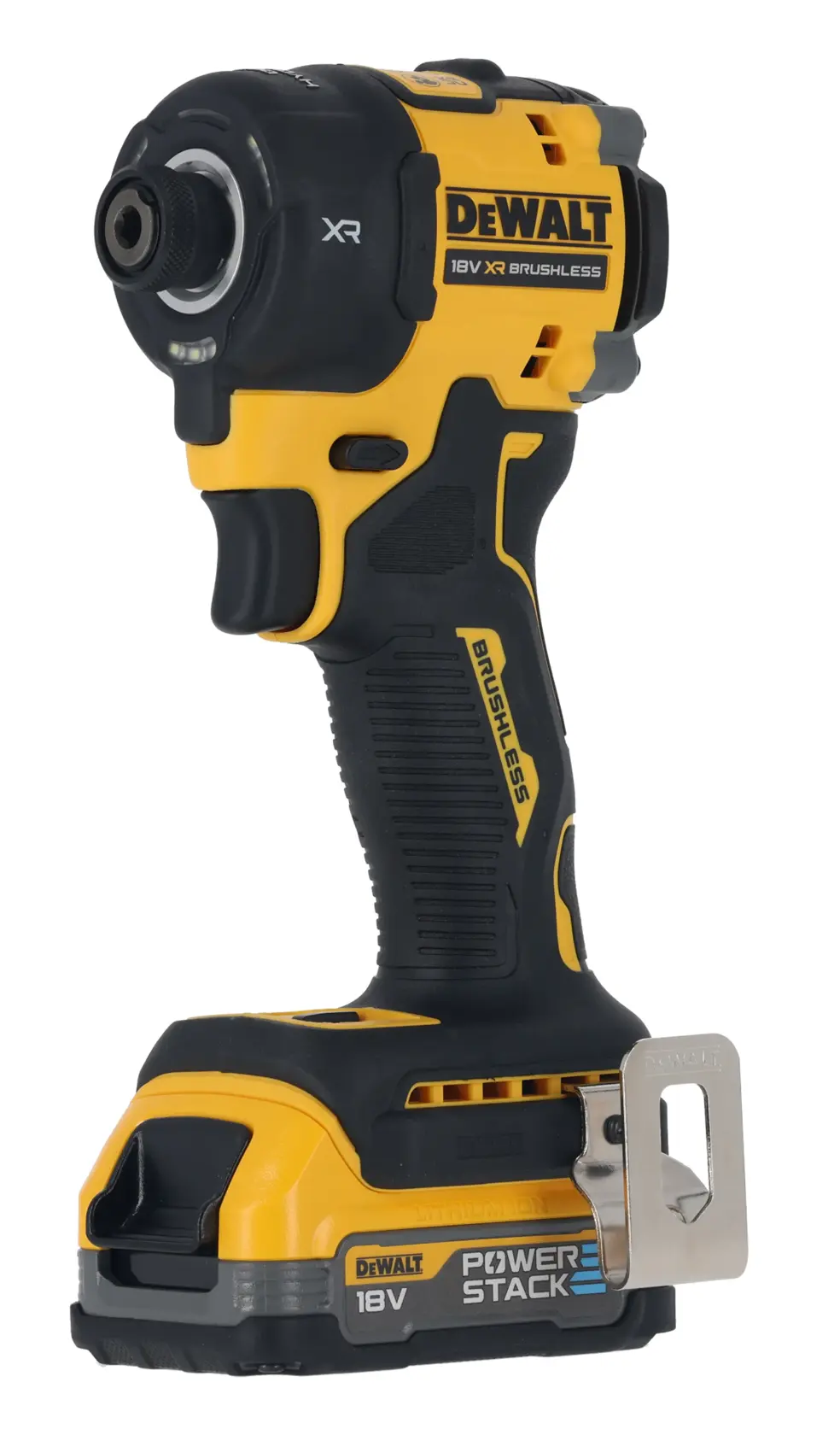 18V XR hiiliharjaton hydraulinen akkuiskuruuvinväännin, 2 x 1.7Ah POWERSTACK-akku