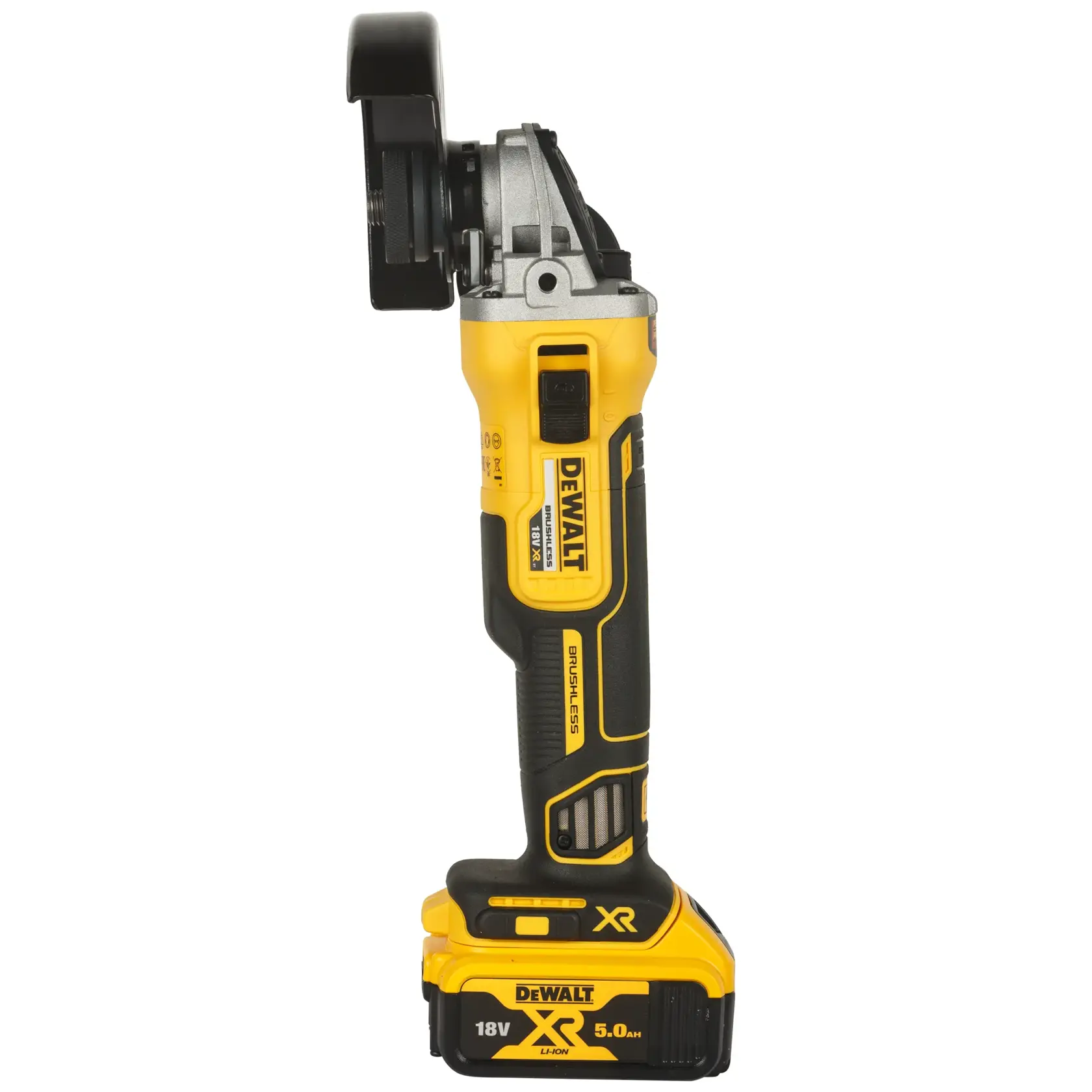 18V XR 125mm kulmahiomakone - 2 X 5Ah