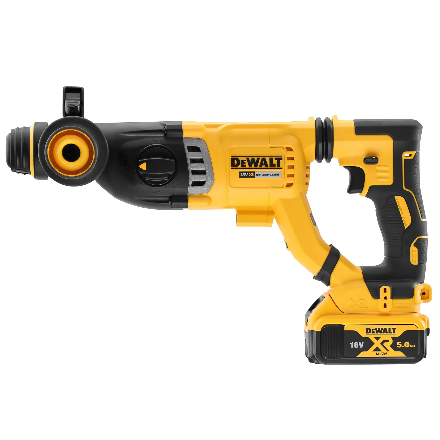 18V XR hiiliharjaton 28mm SDS-Plus poravasara - 1 X 5Ah