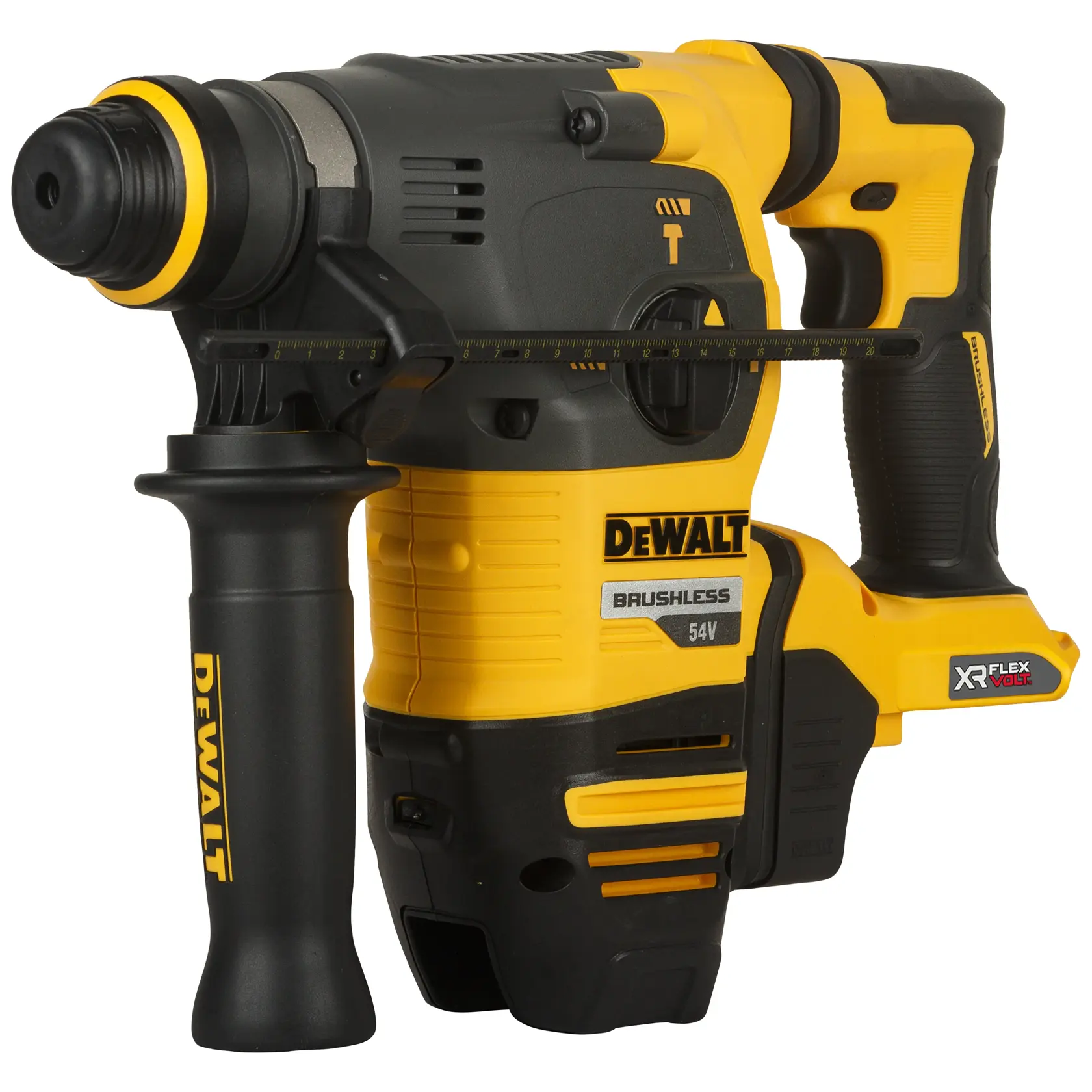 54V XR FLEXVOLT SDS+-poravasara 3-toiminen 30 mm, runko ja TSTAK