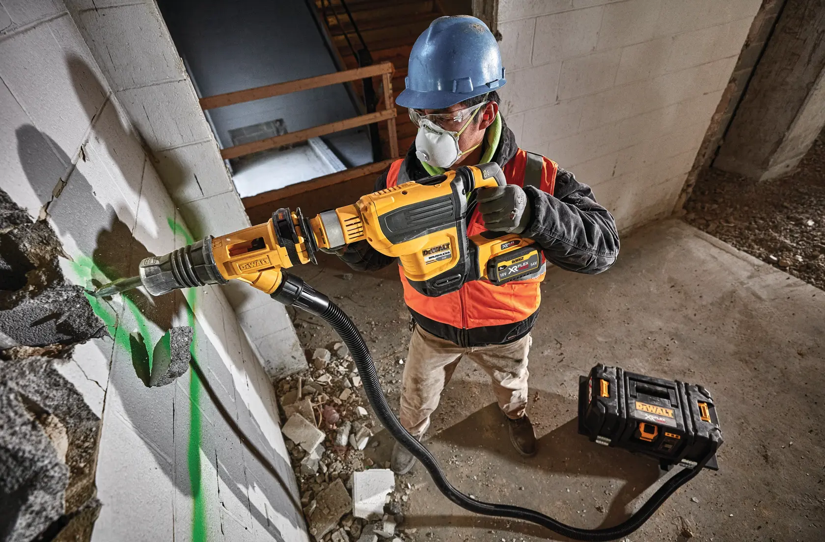 54V XR FLEXVOLT 45mm SDS-Max poravasara , runko