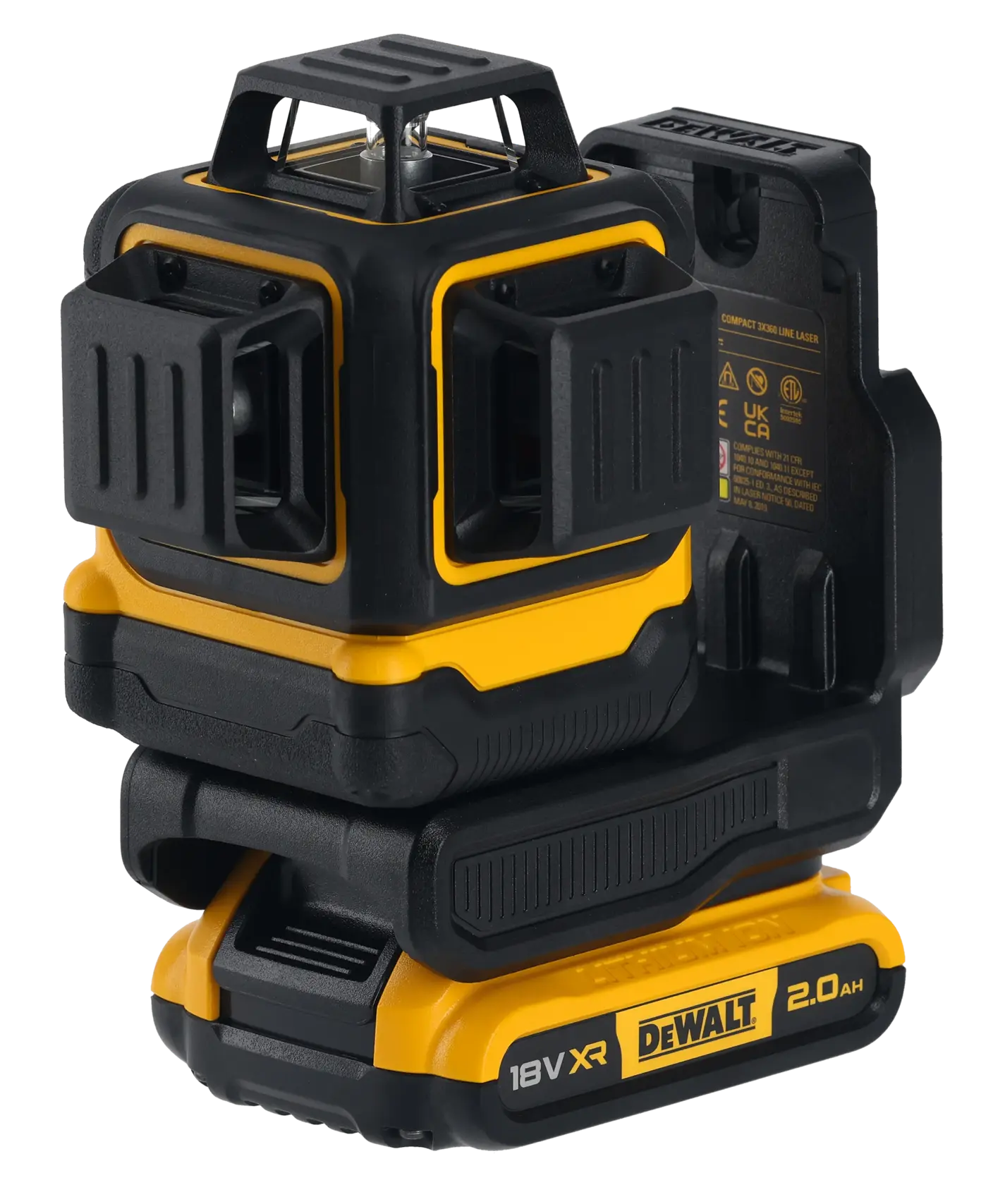 18V XR kompakti 3x360 Laser Kit
