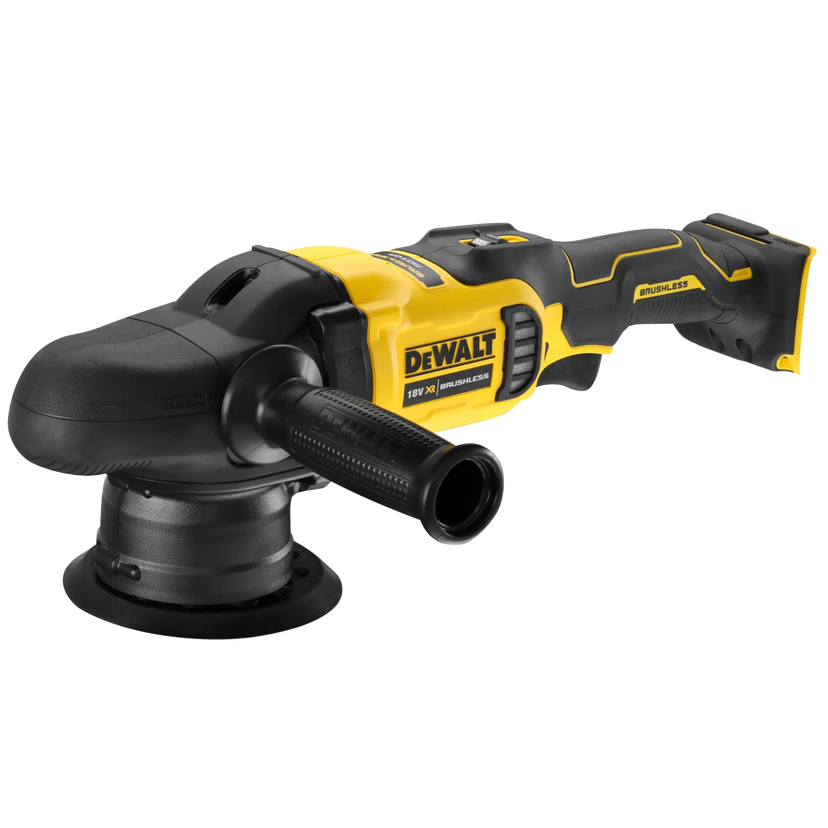 18V XR hiiliharjaton 125mm kiillotuskone Dual Action , runko