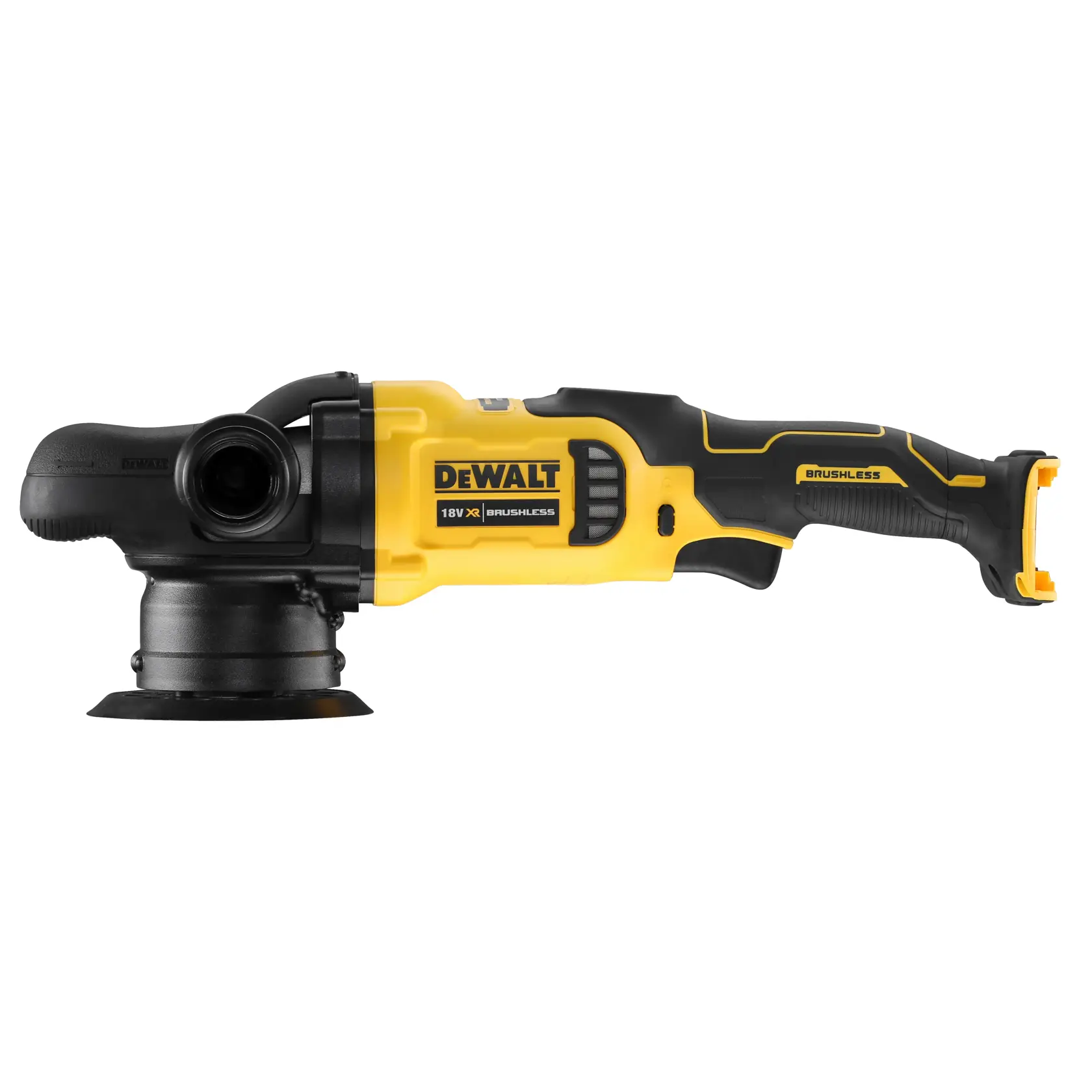 18V XR hiiliharjaton 125mm kiillotuskone Dual Action , runko