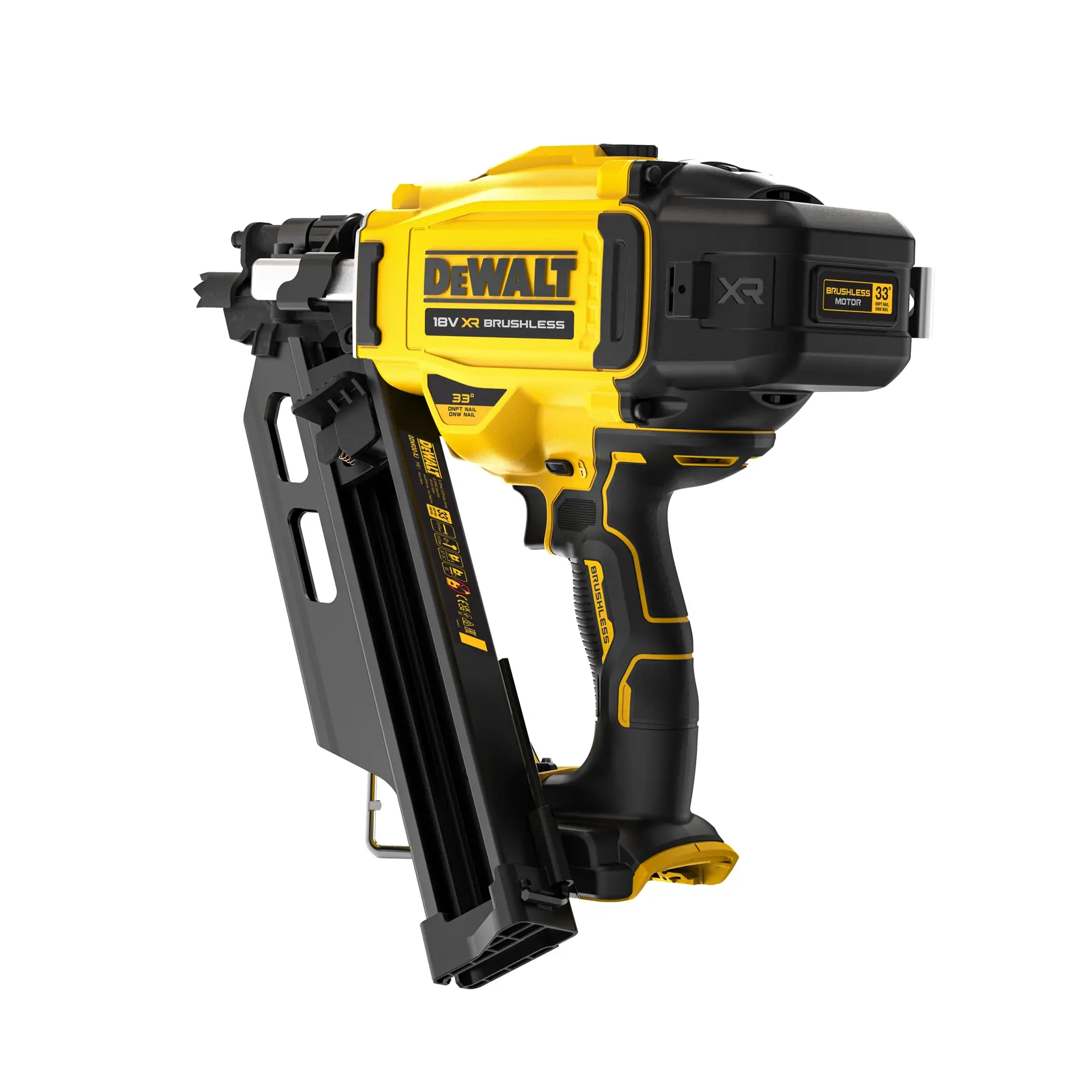 18V XR 33° hiiliharjaton akkurunkonaulain, runko