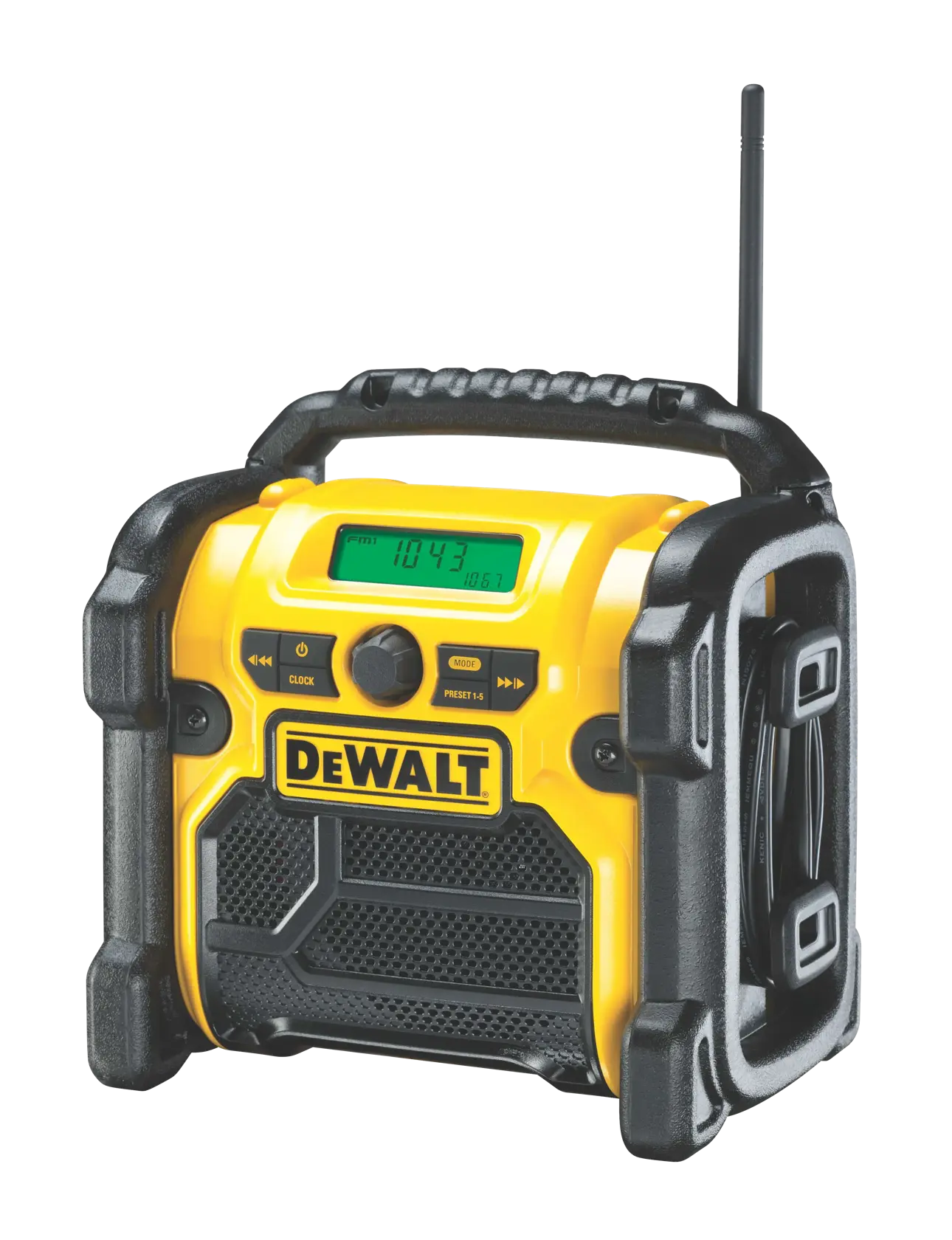 DEWALT® XR® akkukäyttöinen AM/FM Compact radio, runko