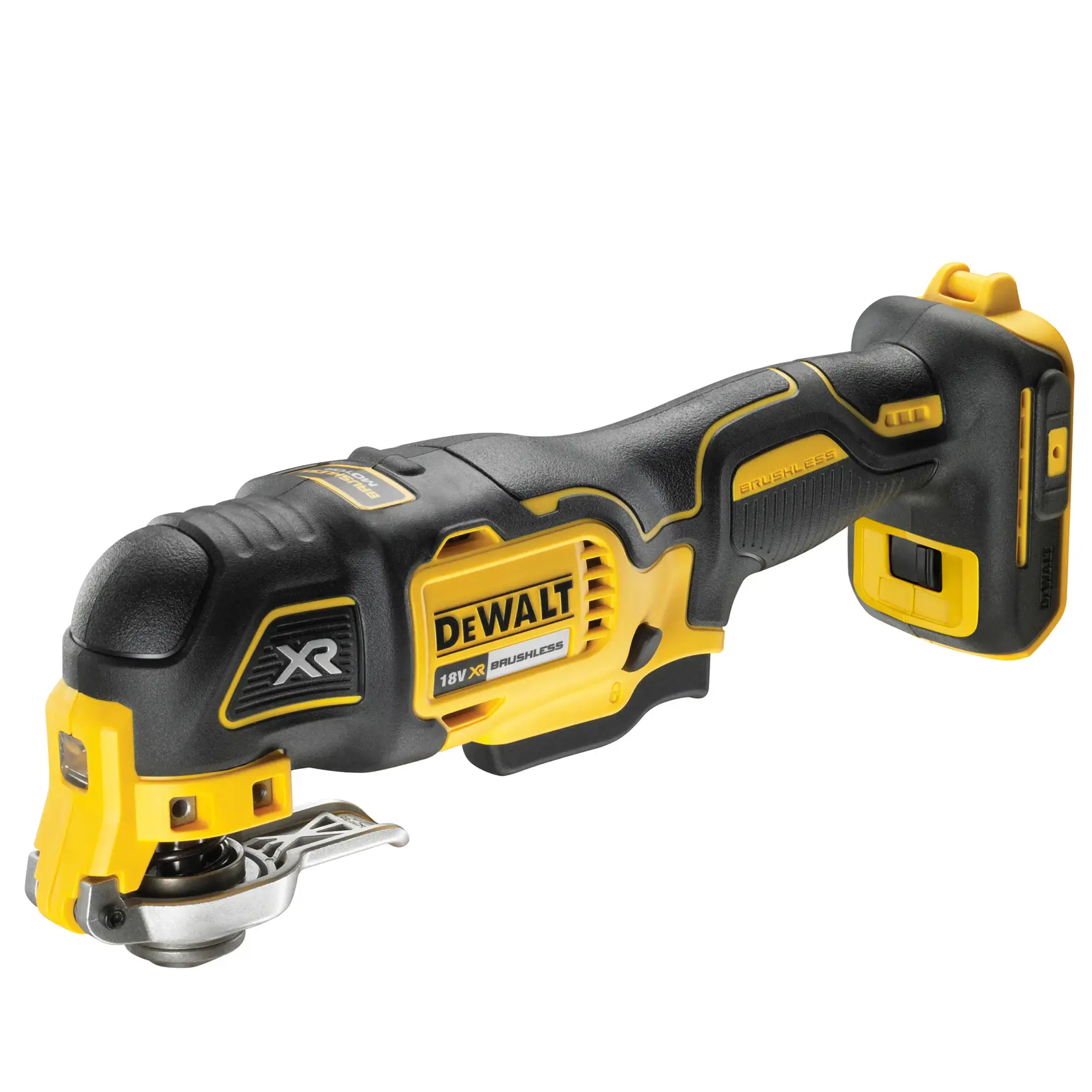 18V XR hiiliharjaton 3-nopeuksinen monitoimityökalu, 2 x 5,0 Ah