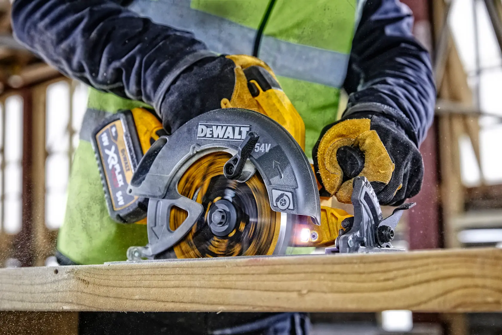 54V XR FLEXVOLT 190 mm -pyörösaha, runko