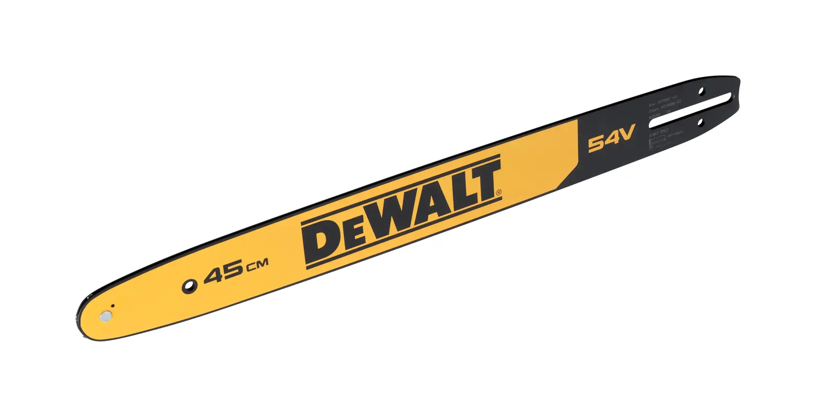 Ketjusahan laippa DCMCS574-ketjusahaan, 45 cm