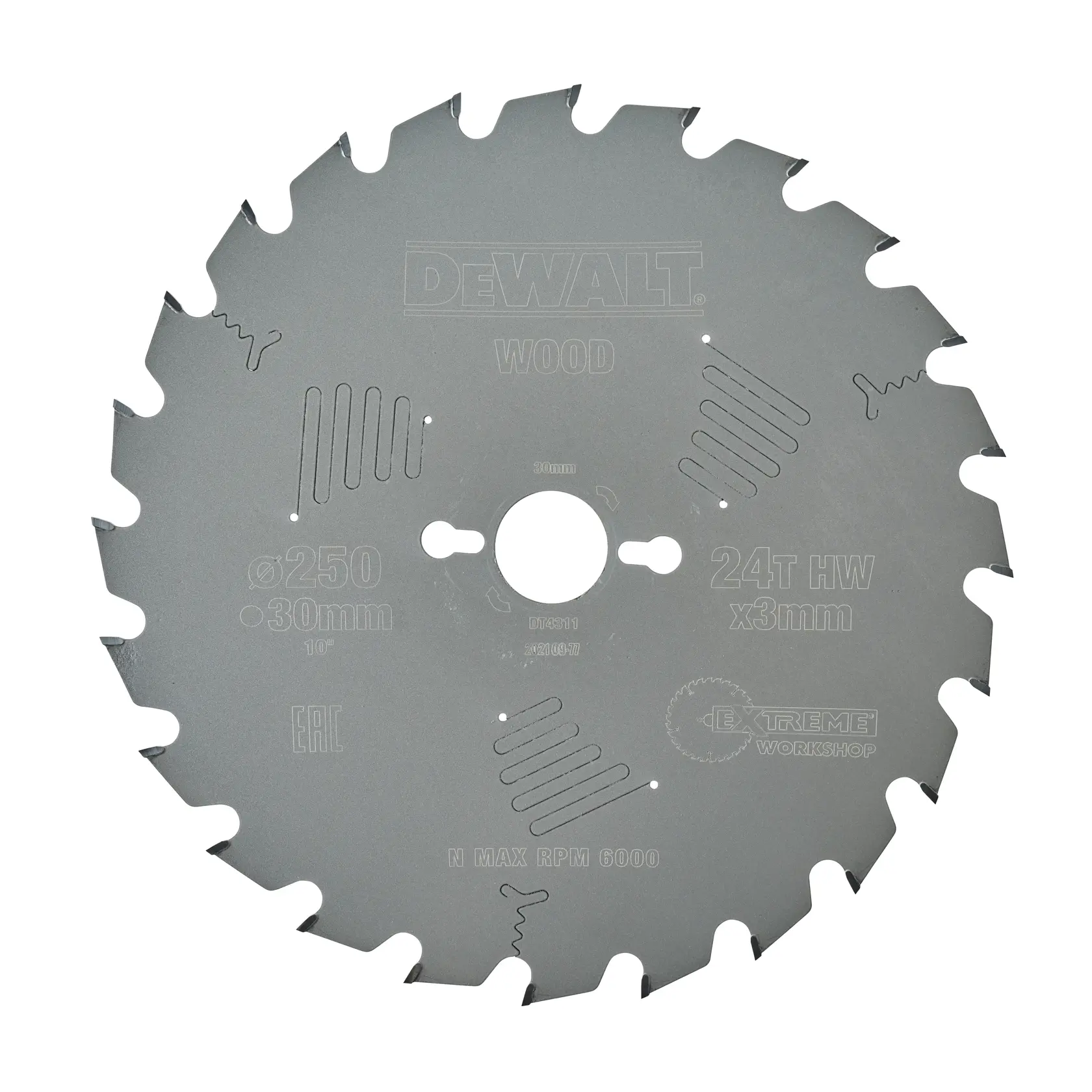 Graphic showing DEWALT XTREME Sub-Compact Series branding with the slogan 'Compact and Performance Packed' on a yellow background.