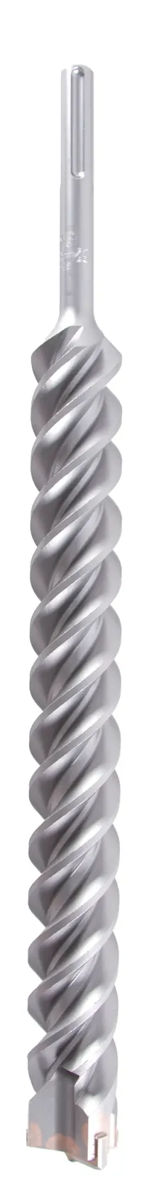 A single DEWALT SDS Max masonry drill bit with a spiral flute design, shown vertically on a white background.