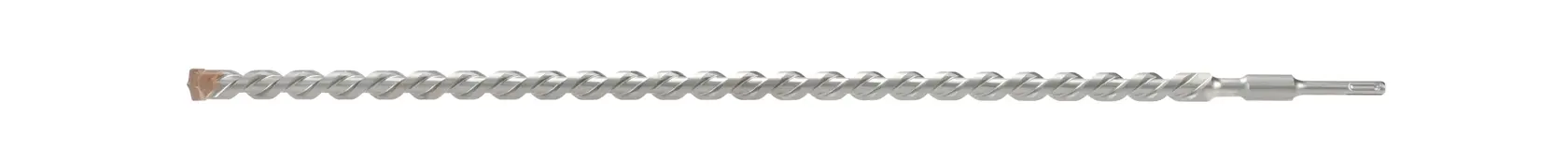 Long spiral DEWALT drill bit with SDS shank for masonry and concrete. Single piece shown on white background.