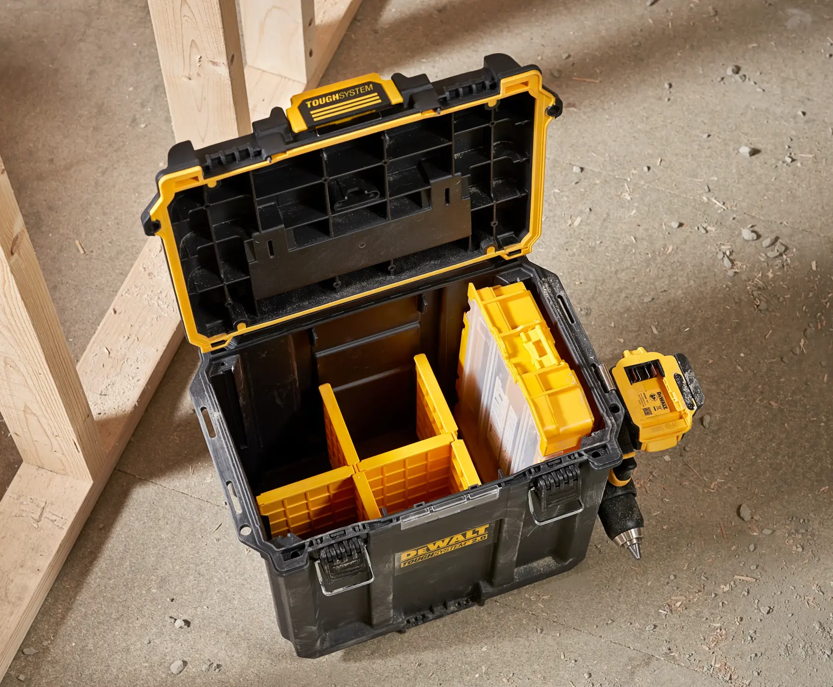 DEWALT® TOUGHSYSTEM® 2.0 kompakti syvä työkalulaatikko