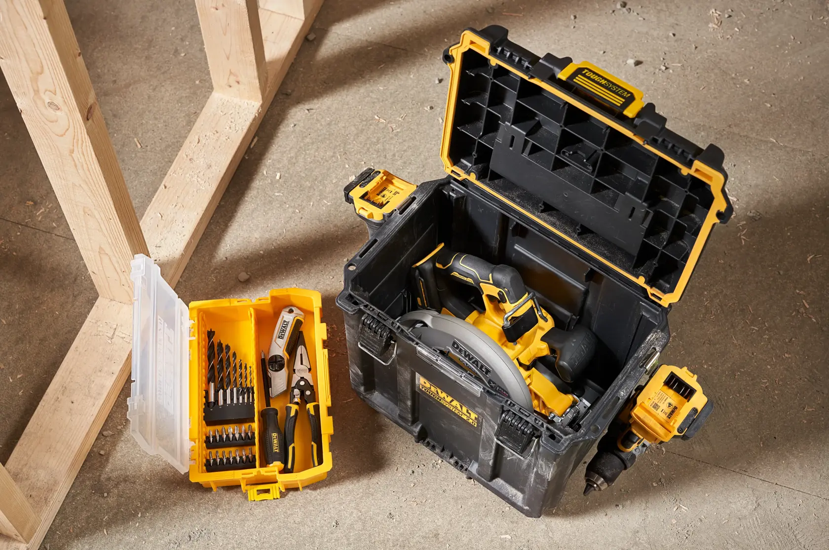 DEWALT® TOUGHSYSTEM® 2.0 kompakti syvä työkalulaatikko